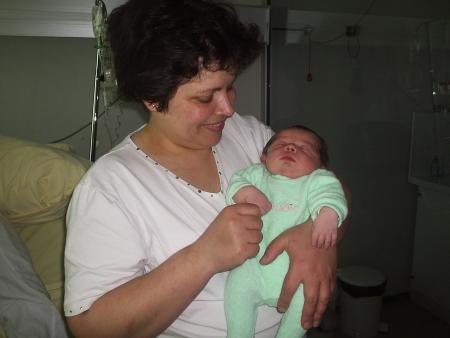 avec ma mamie maria la maman de mon papa